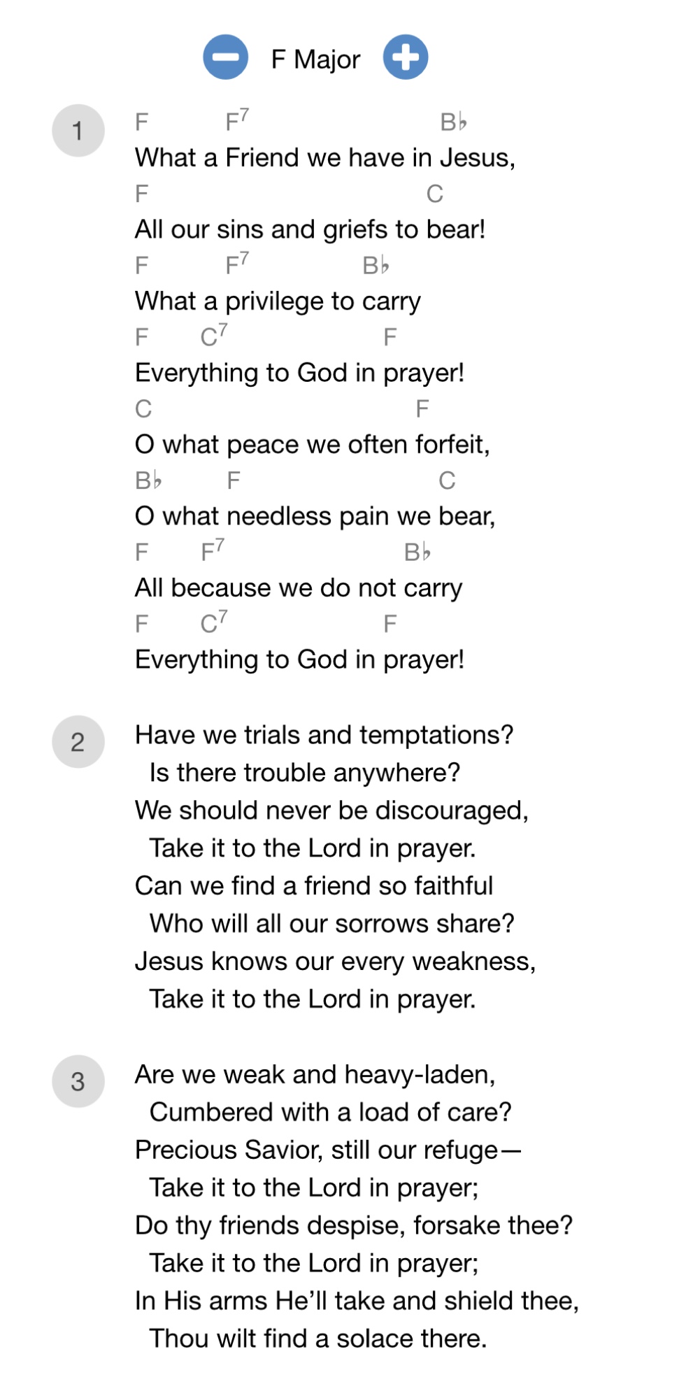 What a friend we have